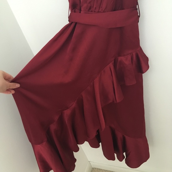 Boohoo Burgundy ๐ Dress - Picture 3 of 6